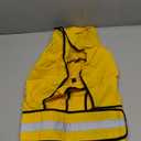 Reflective Waterproof Dog Raincoat - Lightweight Dog Rain Jacket with Hooded, Adjustable Pet Rain Coat Poncho Slicker for Dog Walking (Large, Yellow)