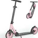 Kick Scooter for Kids 5-12, Teens, Adults, CPSC Certified Foldable Lightweight Sport Scooter with 8 Inch Wheels, Max Load 240 LBS, Gift for Childs
