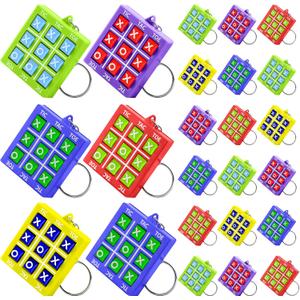 KatchOn, 24PCS Tic Tac Toe Game Birthday Party Favors Goodie Bags Stuffers for Kids 3-5 8-12 Summer End of Year Student Gifts from Teacher Classroom Treasure Carnival Prize Return Gift Pinata Keychain (Green)