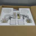 Battery Operated Wall Sconce Set of Two - Dimmable Wireless Sconces Set of 2 with Remote Control, Cordless Rechargeable Gold Wall Lights 3000K Modern wall lamp for Bathroom Bedroom Living Room