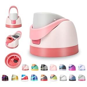 NTIERA Replacement Lid for Owala Freesip Water Bottle, Compatible with Owala Lid and Cap, Premium Accessories for 16oz 24oz 32oz 40oz Bottles, Leak-Proof, BPA-Free(Pale Pink)