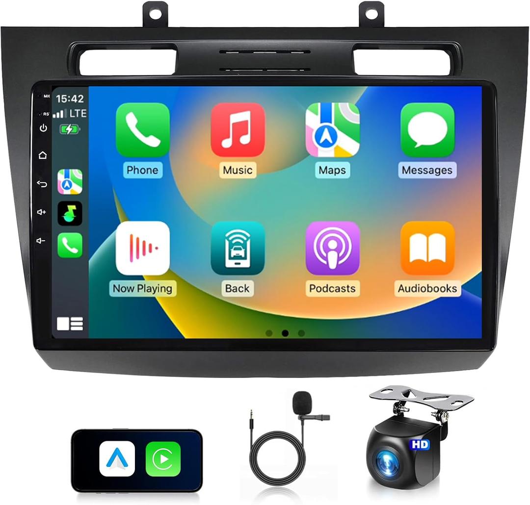 4Core 64G Car Stereo for Ford Transit Connect 2010 2011 2012 2013 Radio Upgrade 10 inch IPS Touch Screen with Wireless Carplay Android Auto AHD Back up Camera GPS Navigation SWC (2+64G)