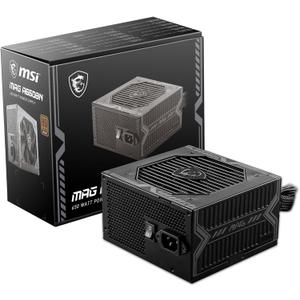 MSI MAG A650BN Gaming Power Supply - 80 Plus Bronze Certified 650W - Compact Size - ATX PSU