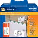 Brother Genuine DK-1247 Die-Cut Large Shipping White Paper Labels for Brother QL Label Printers 180 Labels per Roll 4.07 x 6.4 (103mm x 164 mm)