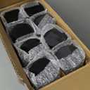 24 Pack, 8 OZ Thick Amber Candle Jars for Making Candle - Round Glass Jars with Lids - Empty Food Storage Containers, Canning/Mason Jar For Spice, Powder, Liquid, Sample - Leakproof & Food Grade