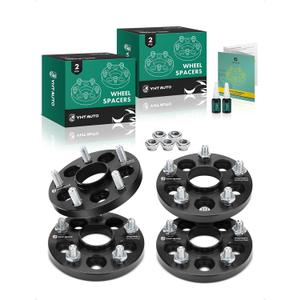 YHTAUTO 5x100 to 5x114.3 Hub Centric Wheel Adapters 15mm Compatible with Outback, Forester, Impreza, Legacy, Baja, BRZ, 9-2X, 86, Tire Spacers M12x1.25 Studs, 56.1mm Hub Bore 5 Lug 4PCS Wheel Spacers