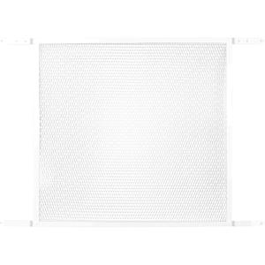 M-D Building Products 14182 Door Grille, Adjustable Fit for Doors 30" to 36" Wide, Easy-to-Install, Ideal for Residential and Commercial Use (White)