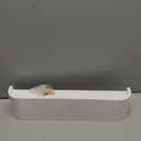 OLEEK Wall Mounted Coat Rack with Shelf - Wall entryway Shelf with Hooks - entryway Hooks - Modern Coat Rack - Wooden Mount for Home Decor - Jacket Hanger (White-0)