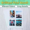 Koala Glossy Sticker Paper for Inkjet & Laser Printer, Printable Photo Sticker Paper, 100 Sheets 8.5x11 In Self-Adhesive Photo Paper for Scrapbooking, Brand Logo, Party Decor Stickers
