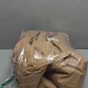 ULTCOVER Rectangular Patio Heavy Duty Table Cover - 600D Tough Canvas Waterproof Outdoor Dining Table and Chairs General Purpose Furniture Cover Size 111L x 74W x 28H inch (Brown)