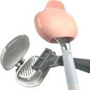 Haven Clip On Razor Protector for Men and Women - Premium Razor Covers Designed to Last - 2 pack (White and Coral)