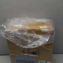 2 PCS 1 Gallon Drink dispenser, Glass Beverage Dispenser With Wood Stand, Large Water Drink Dispensers for Parties With Stainless Steel Spigot, Ideal for Lemonade,Juice, Tea, and Party Drinks