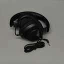 Headphones Wired with Microphone, Over Ear Foldable 3.5mm Plug in Headphones with 4.9ft Tangle-Free Nylon Cord for Tablet, Laptop, MP3/4, School, Airplane Travel (Black)