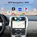 2G+64G Car Radio for Toyota Corolla 2009-2013, Android Car Stereo Wireless Carplay, Rimoody 9 inch Touch Screen for Corolla Android Auto Bluetooth GPS WiFi FM Mirror Link RCA + Backup Camera