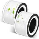 2-Pack Fillo/Halo/Allo Replacement Filter Compatible with Fillo/Halo/Allo Purifier, 3-in-1 Filtration Filters