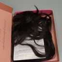 UDU 11inch Hair Topper for Women, Lightweight & Breathable Wiglet for Thinning Hair, Natural Look Volume Booster Hairpiece for Coverage, Ideal for Summer Wear (Brown Black)