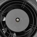HG Power 6 Inch Exhaust Fan, 308CFM Wall Exhaust Fan for Kitchen, Metal Extractor Fan for Attic, Garage, Window Ventilation, HVAC System, 6 inch with Switch, (Black)