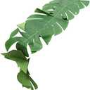 VINTORKY Party Table Cloth Simulation Palm Leaf Table Runner for Dining Camping Tropical Table Decoration for Theme Parties 2Pack