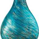 SpaRoom Teardrop Glass Aromatherapy Ultrasonic Misting Essential Oil Diffuser for Large Rooms, Seascape