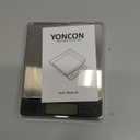 Digital Food Kitchen Scale Upgraded, YONCON 3000g/0.1g High Accuracy Mini Pocket Scale Measures in Grams and oz for Cooking, Baking, Jewelry, Tare Function,2 Trays, LCD Display (Batteries Included) (Black)