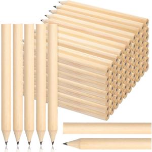 Fuutreo 200 Pcs 200 Pcs Golf Pencils Bulk 2 HB Mini Half Pencils Round Pre Sharpened Natural Wooden Short Back to School Gift for Bridal Shower Wedding Boss Employee Gift Supplies, 3.5 Inch