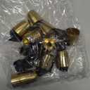 FYNJREX Brass Cane Spare Tip - Set of 10: Enhance and Restore Your Walking Stick - Solid Brass Construction Walking Cane - Nostalgic Vintage Cane Accessories Collection