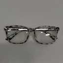 TIJN Blue Light Blocking Glasses for Women Men Clear Frame Square Nerd Eyeglasses Anti Blue Ray Computer Screen Glasses