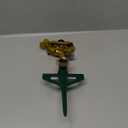 FANHAO Heavy Duty Pulsating Lawn Sprinkler on Spike Base, 100% Metal Impact Sprinkler with Adjustable Spray Pattern for Lawn Yard Irrigation, 360 Degree Large Area Coverage, Covers Up to 8500 sq. ft