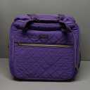 Ytonet Rolling Briefcase for Women, 17.3 Inch Large Rolling Laptop Bag with Wheels, Water Resistant Stylish Overnight Computer Bag for Work Travel College Business Wife Mom Teacher, Purple