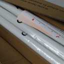 ALLZONE Tension Curtain Rod for Window, 2 Pack 83-123 Inches, Heavy Duty Curtain Rods No Drilling, Non-Slip Bathroom Shower Tension Rod, Renter Friendly, Adjustable, Spring Loaded, Extra Long, White