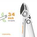 Fiskars PowerGear Lopper, Lightweight Anvil Garden Tool, White