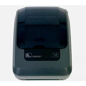 Zebra GX430T Thermal Transfer Barcode Label Printer 300 dpi USB Ethernet Serial GX43-102420-000, Bundle with AC Adapter USB and Ethernet Cables