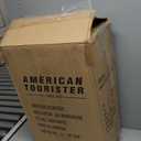 American Tourister Stratum 3.0 Carry-On Spinner, Airline Approved, Durable Hardside Luggage, Expands 1.5", RightHeight Adjustable Handle, Elemental Blue