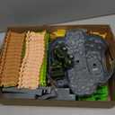 TEMI Upgraded 150 PCS Dinosaur Race Track Toys Set with 4 Jurassic Solid Dino Figure, 2 BO Race Car Vehicle, DIY Assemble Flexible Train Track Play Sets for Kids