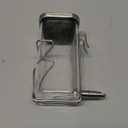 Hamster Water Bottle, Small Animal Glass Waterer, Stainless Steel Nozzle No-Drip Drinker Waterer for Sugar Glider, Rat and Birds (10.1oz)