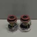 pearlstar Solar Lanterns Outdoor Hanging Solar Lights, 2PK Table Lamps with Retro Design, Garden Lantern Vintage Design for Landscape Yard Table Pathway Beach Decoration