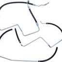 Power Steering Gear Inlet Outlet Hose Line for Chevy Trailblazer 4.2 2002-2009, GMC Envoy 4.2 2002-2009, Buick Rainier 4.2 2004-2007, Oldsmobile Bravada 2002-2004, Saab 9-7x 4.2 2005-2009