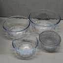 Freshmage Mixing Bowls with Airtight Lids Sets, 5 Packs Thick Glass Nesting Bowls for Kitchen Baking, Meal Prepping, Bpa Free, Dishwasher Safe, 0.5/0.8/1.6/2.7/4.4 Qt