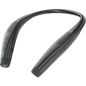 Neck Speaker,Voice Clarifying Dialog Potable Neck Speakers for Hard of Hearing and Elderly,Bluetooth 6.0 Neck Wireless Wearable Speaker with 27H Playtime,100Ft Range,Neckband Speaker