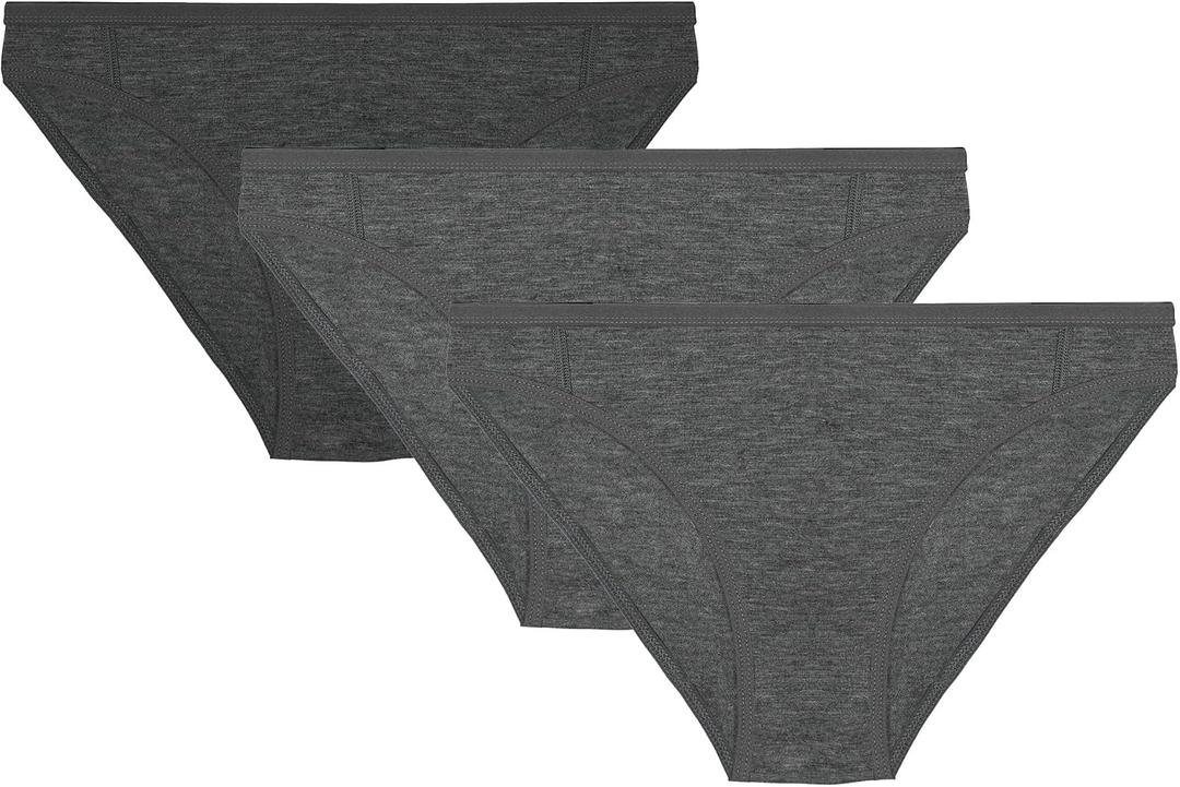 METARINO Women's Underwear Mid Waisted Ladies Panties Merino Wool Sports Active Briefs 3 Pack (M)