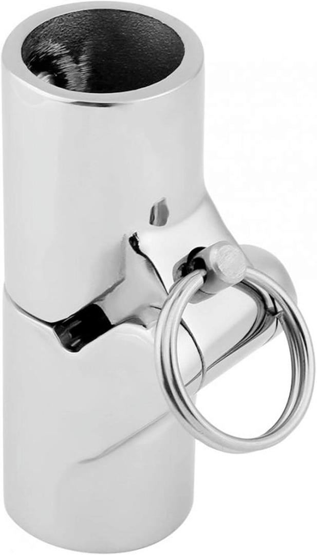 Heavy Dudy Marine Swivel Pipe Connector,Stainless Steel 316 Folding Swivel Connector Boat Rail Tube Pipe Fittings For22/25mm OD Tube/Pipe