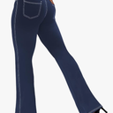 VOOVEEYA Women's Bootcut Leggings - Bootleg Yoga Pants Flare with 4 Pockets,Tummy Control High Waisted Casual Dress Pants. large size