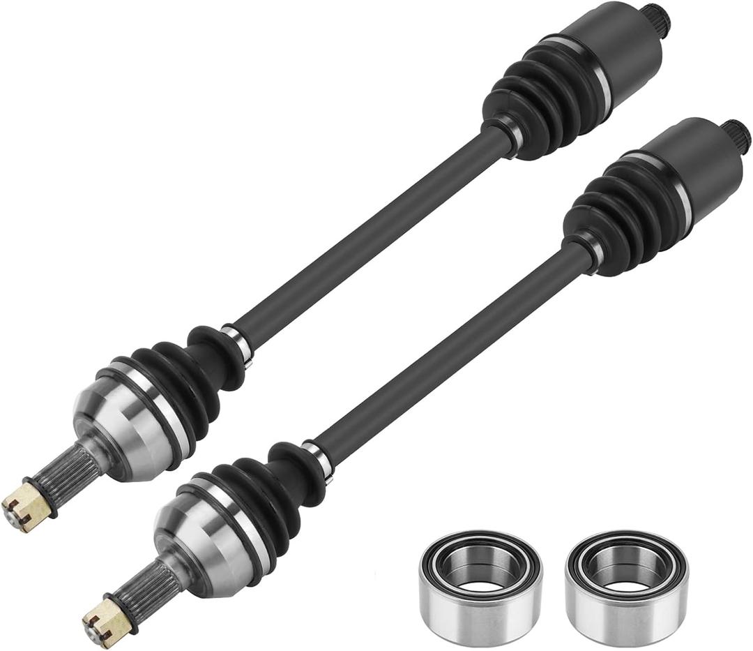 Rear Left Right CV Axle & Wheel Bearing Kit for Polaris RZR S 900/4 900 EPS/RZR Trail S 900/1000, General 1000 EPS/4 1000 EPS 2015 2016 2017 2018 2019 2020 2021 2022, only for 60 inch CV Axle