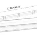 Mahjong All-in-One Tile Rack & Pusher with Bag, Clear Acrylic Mahjong Combo, Modern American Majiang, Set of 4, White