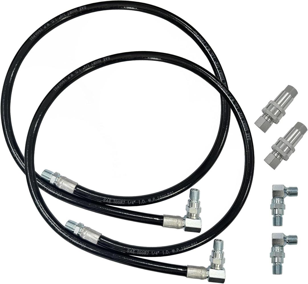 Hydraulic Power Angle Hose & Fittings, E47 Meyer Snowplow Blade Hydraulic Power Angle Hoses and Accessories Replacement Accessory Kit