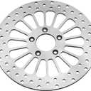 Brake Disc Rotor Rear 11.5'' Fit for Harley Davidson Touring Sportsters Softails Dyna Early Super Glide 1984-2020, Update 420 Stainless Steel Motorcycle Brake Rotor