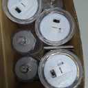 6 Pieces Rose Candles for Home Decoration, Crystal Candle Lights