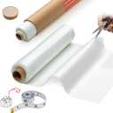 Silicone Baking Mat Roll -16IN x 10FT Non Stick Heat Resistant Food Grade Baking Mats, No Slip Reusable Freeze Dryer Mat,Pastry Mat,Countertop Protector Mat, Washable Oil-Proof Refrigerator Liners (White)