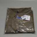 Kissonic Women's Oversized Jackets Faux Suede Bomber Jacket Lapel Pilot Cropped Casual Coat for Streetwear Outerwear(Brown-L)