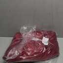 Tefici Electric Heated Blanket Throw, Super Cozy Soft 2-Layer Flannel 50" x 60" Heated Throw with 3 Heating Levels & 4 Hours Auto Off, Machine Washable, ETL&FCC Certified, Home Office Use, Red